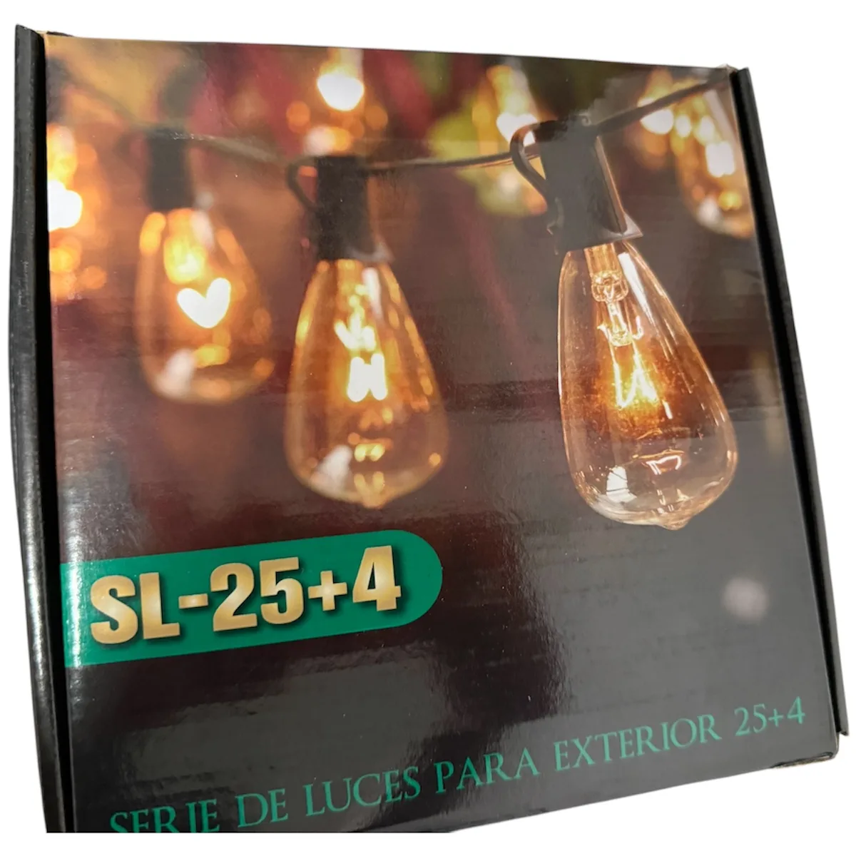 Luces LED vintage de Vidrio (7.62m)